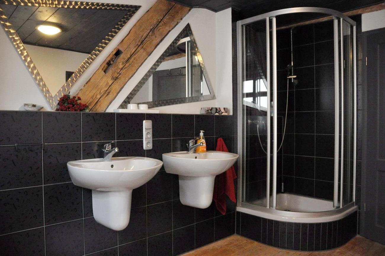 Ferienwohnung Am Wasserschloss Schnabelwaid Exteriör bild
